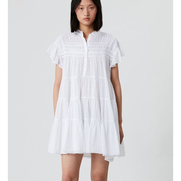 Marant Etoile royal blue Lanikaye mini dress with matching camisole - Picture 9 of 9